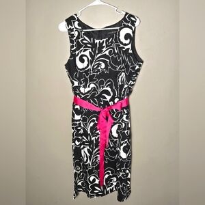 Vintage Y2K Lane Bryant Paisley Maximalist Preppy Luxury‎ Midi Dress, Size 16W